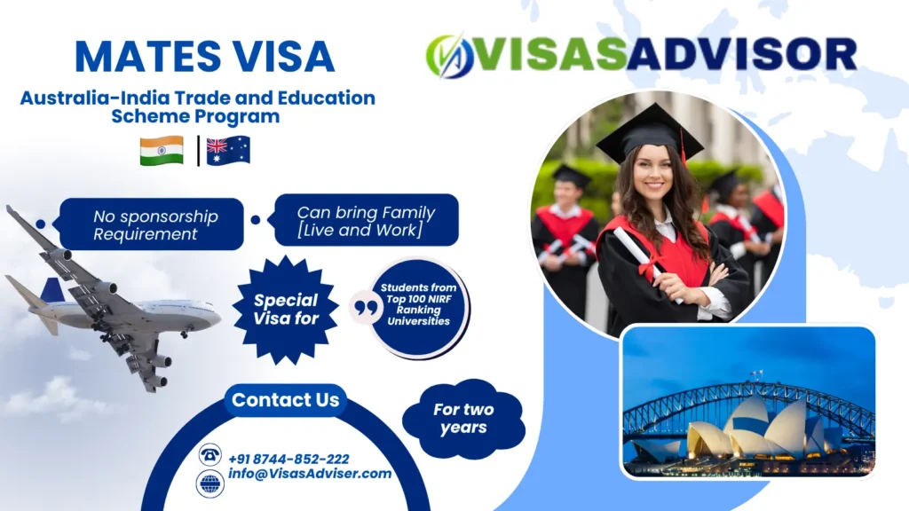 y Arrangement for Talented Early-professionals Scheme (MATES) visa subclass 403